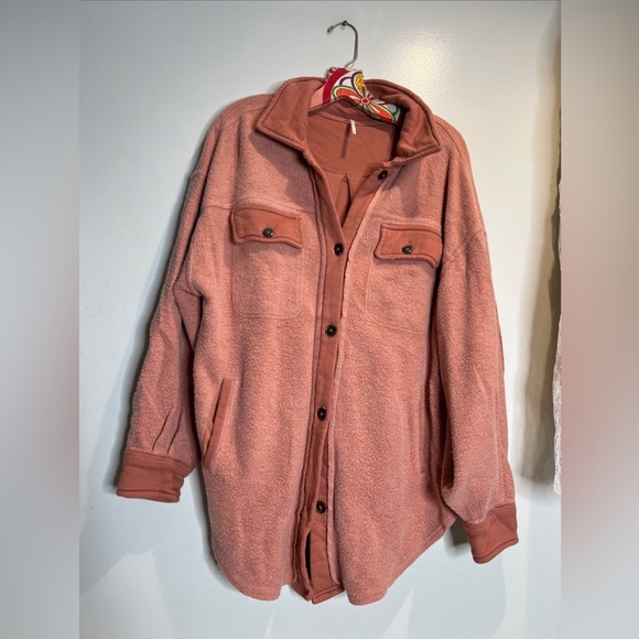 Free people Ruby shirt jacket Shacket in Cider - Picture 4 of 9